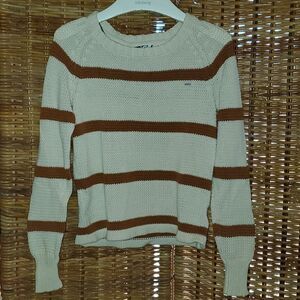 Volcom Sweater Brown Cream Sweater S 10